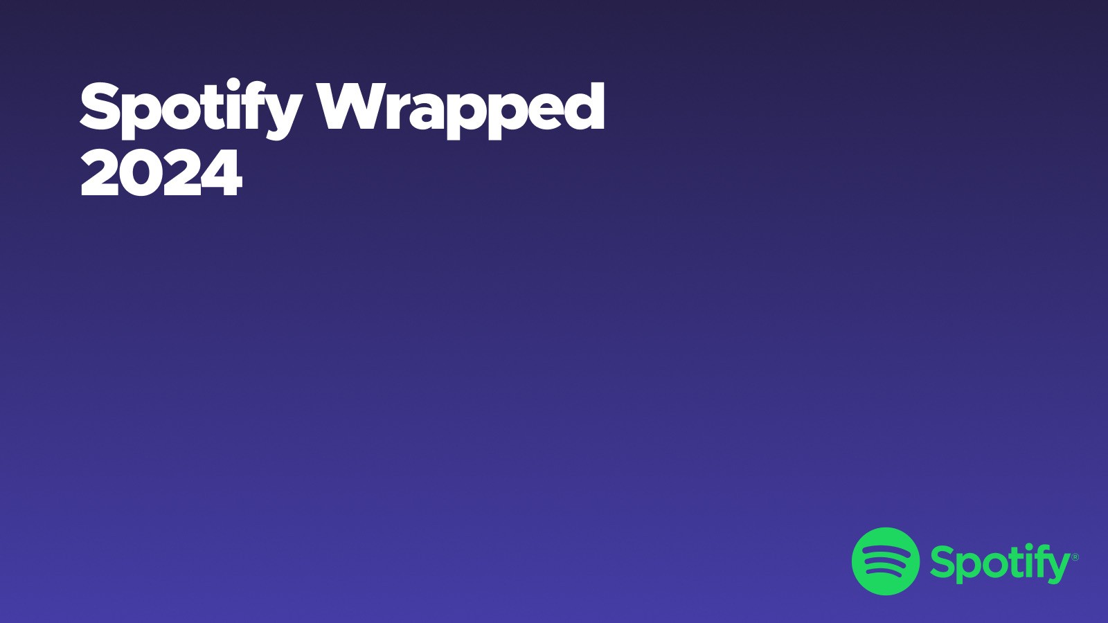 Spotify Wrapped 2024